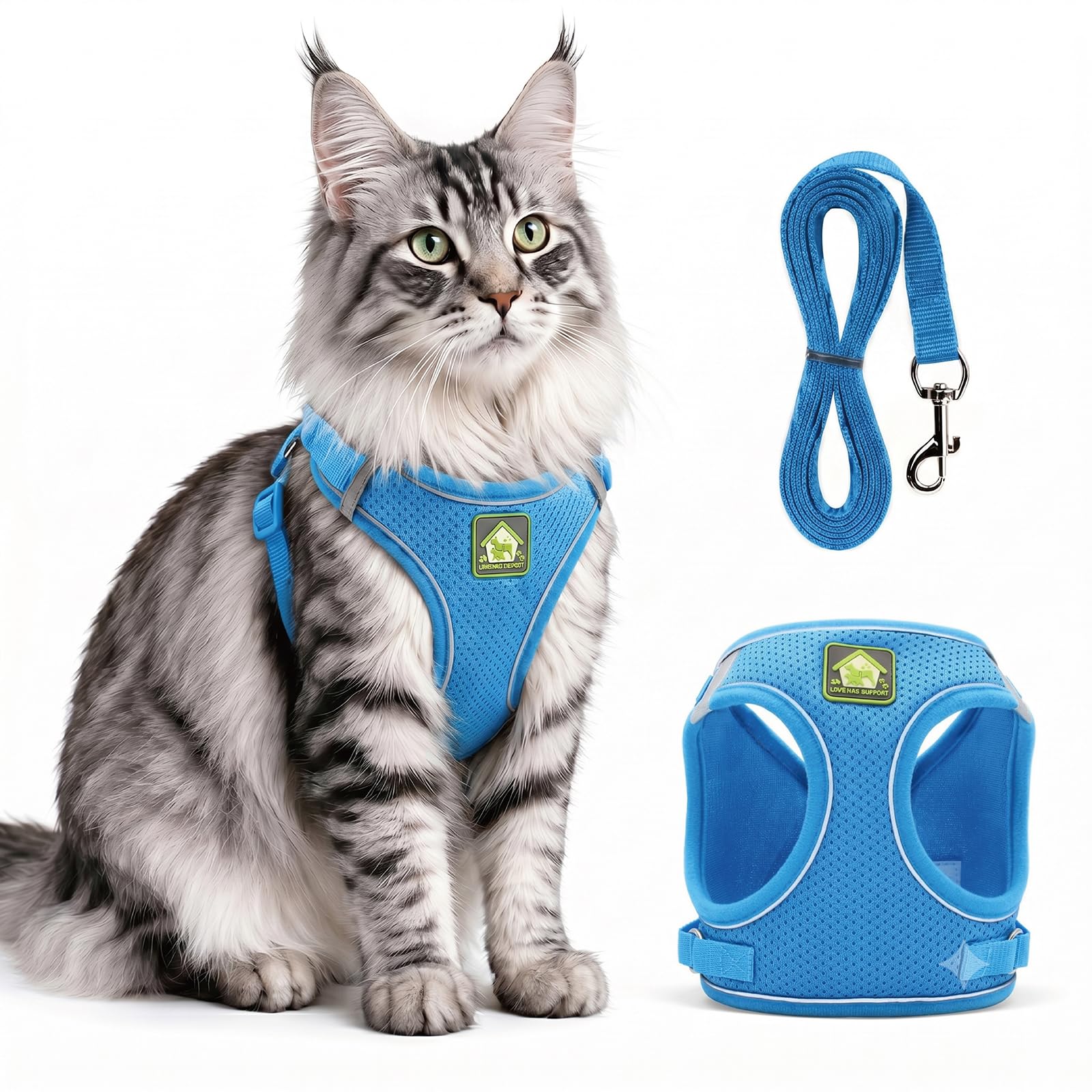 Cat Harness And Leash, Escape Proof Adjustable Vest...