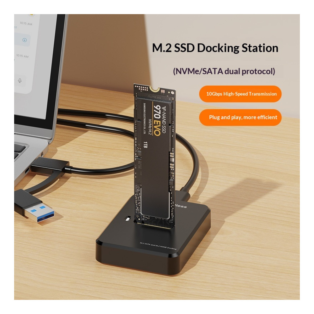 Laptop SSD External Mobile Hard Drive Enclosure Socket